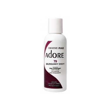 Adore Semi-Permanent Hair Color 79 Burgundy Envy – 4 oz - ANNS BEAUTY SUPPLY